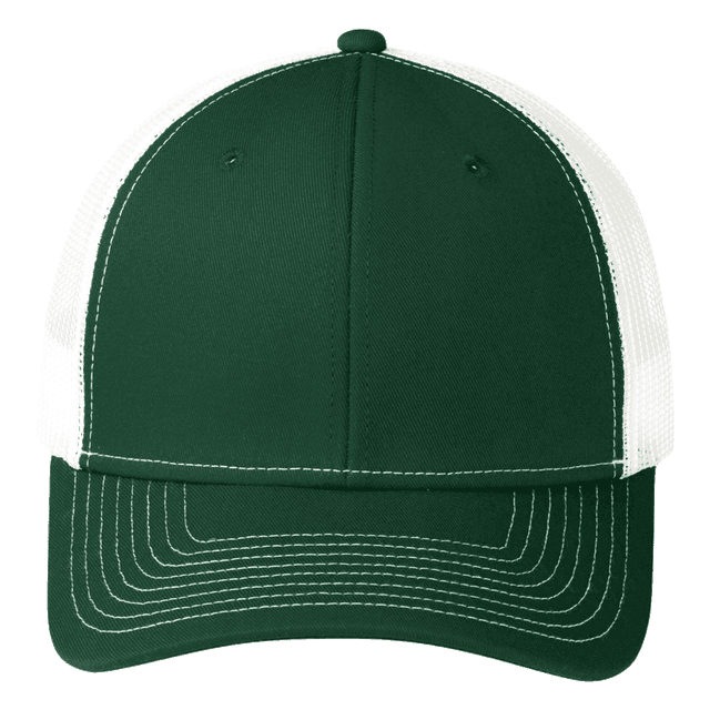 Dark Green/ White