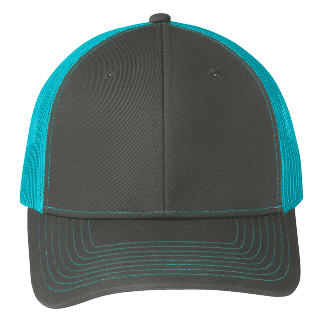 Grey Steel/ Neon Blue