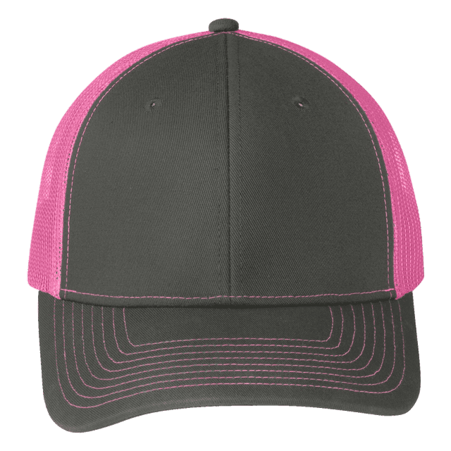 Grey Steel/ Neon Pink