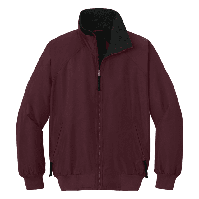 Maroon/ True Black