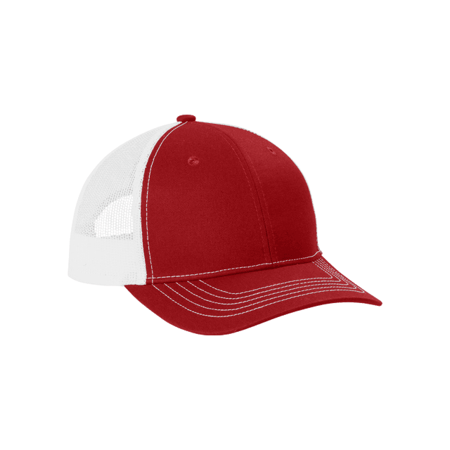 Flame Red/ White