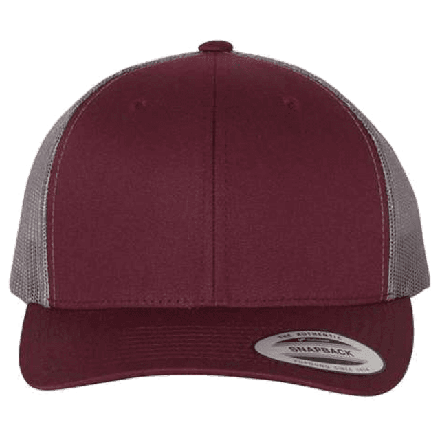 Maroon/ Grey