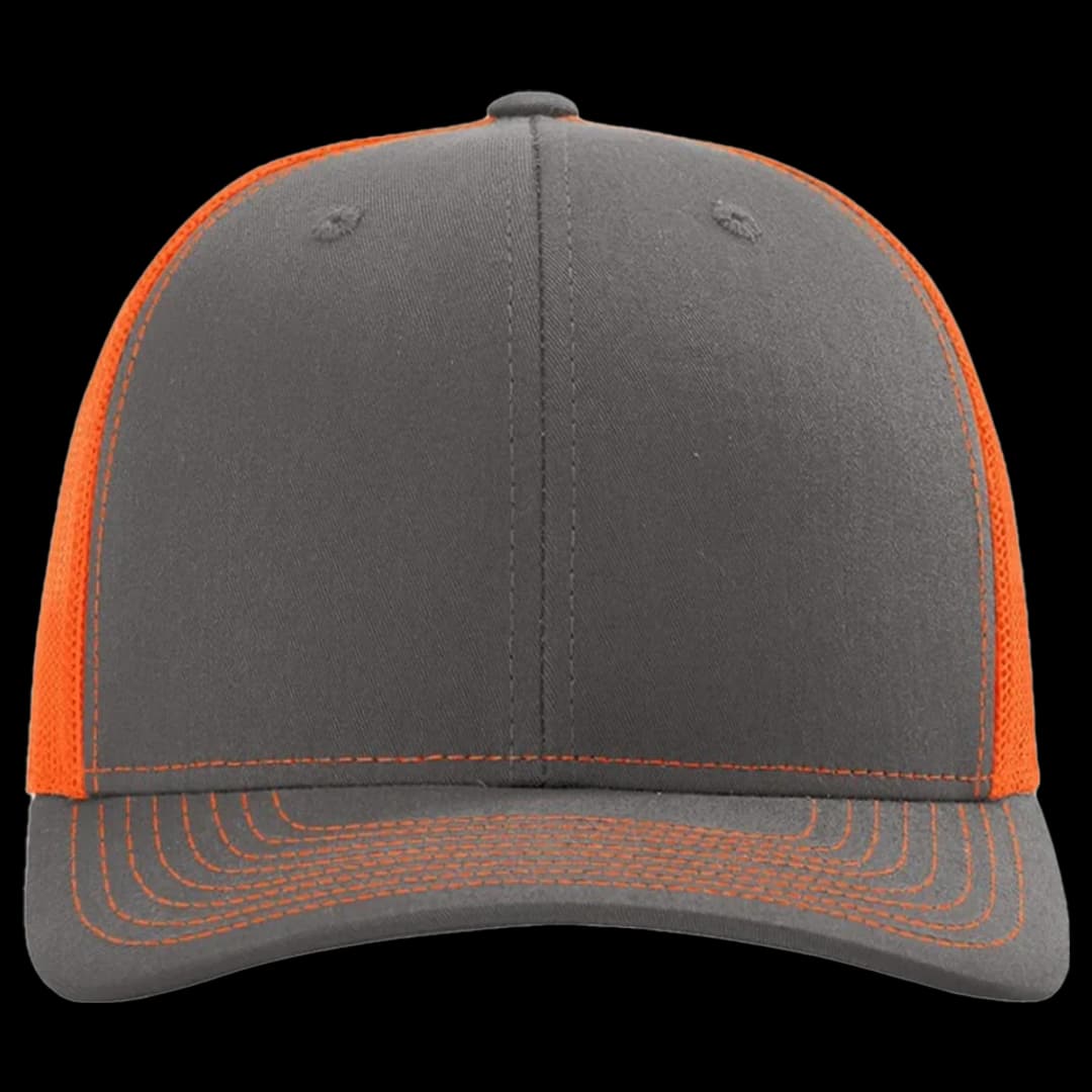Charcoal / Neon Orange