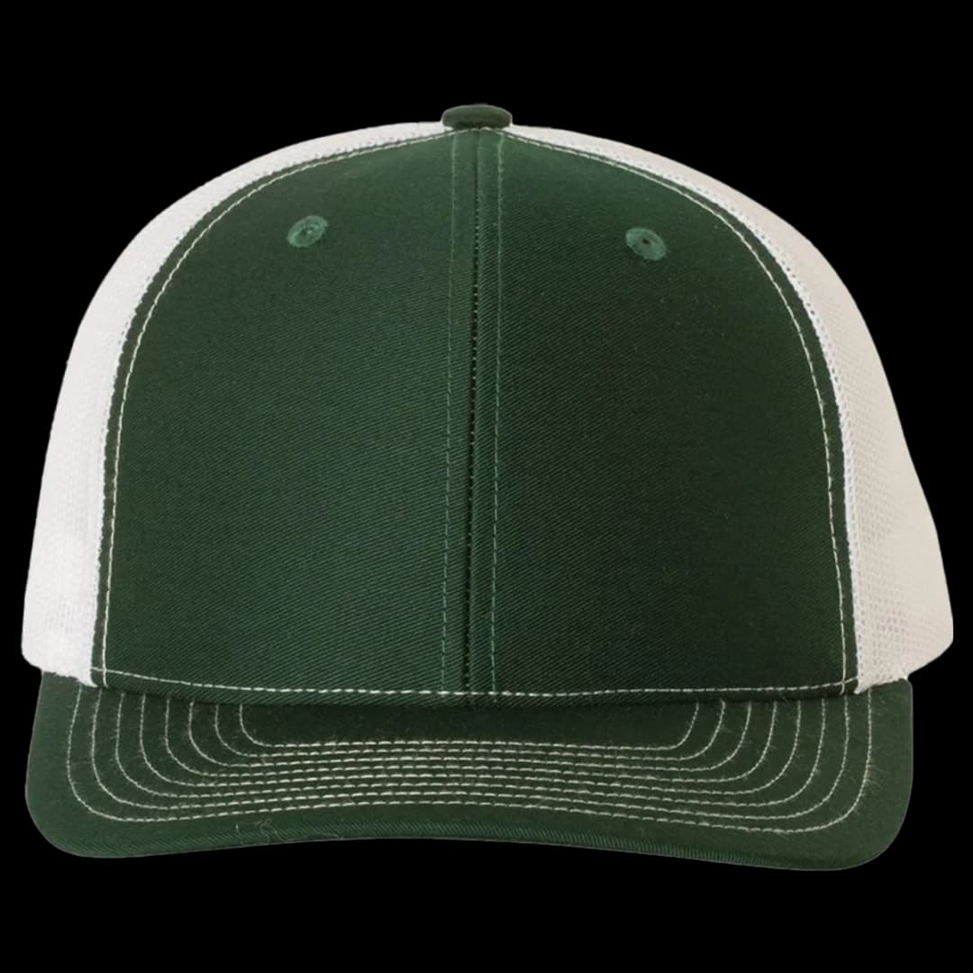 Dark Green / White