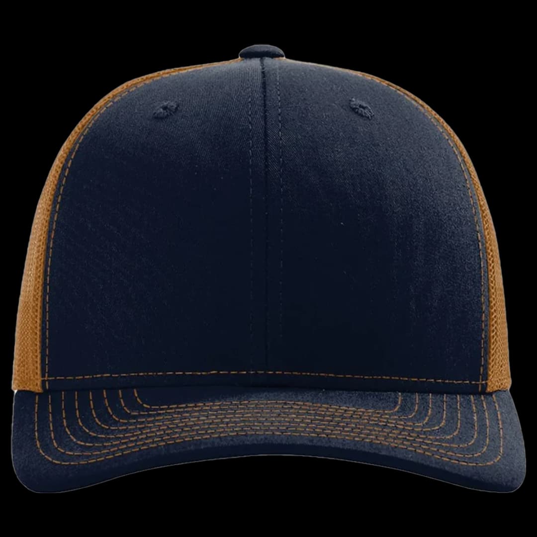 Navy / Caramel