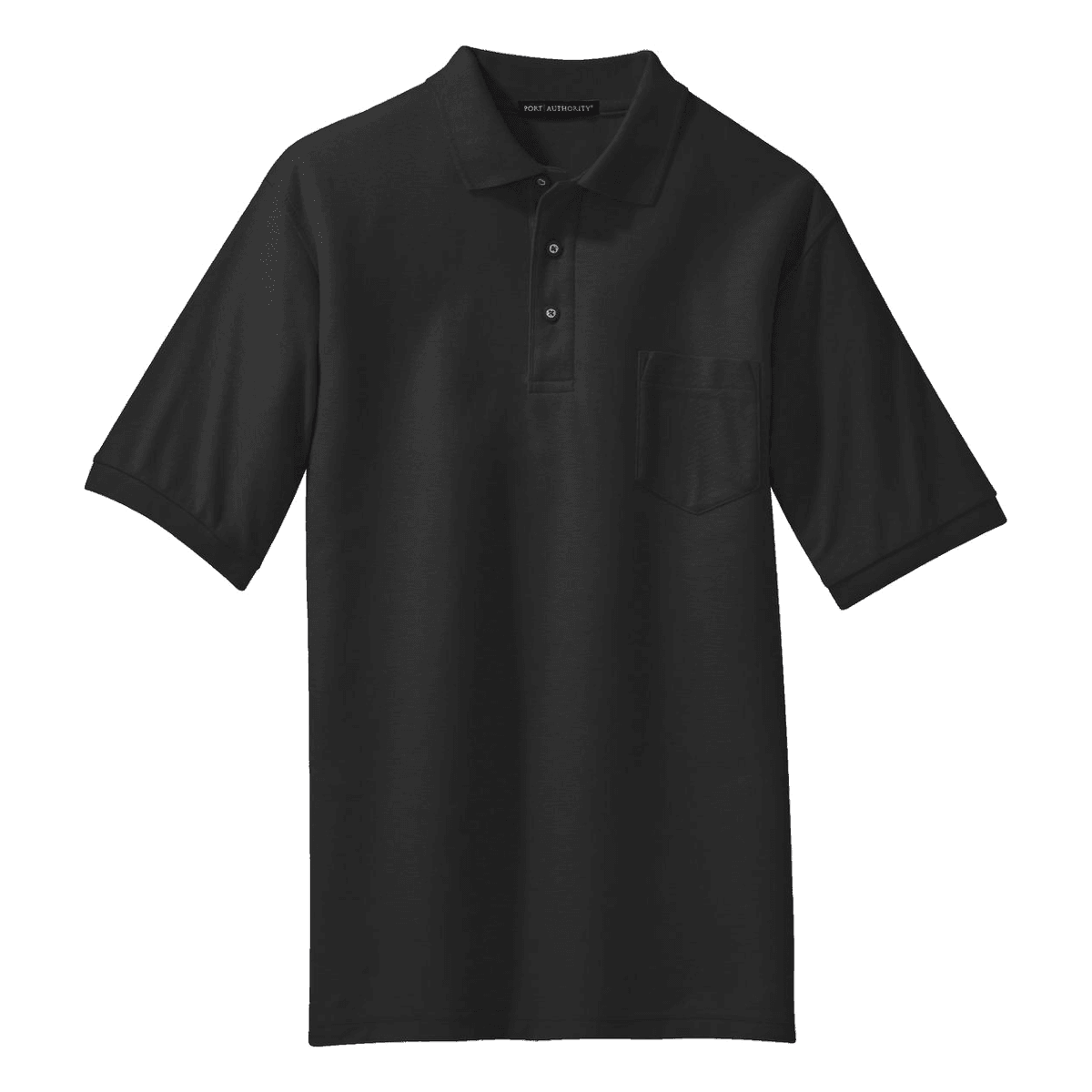 Port Authority Silk Touch Polo with Pocket. K500P